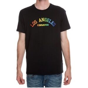 CONVERSE LA PRIDE Man’s TEE Black size Large